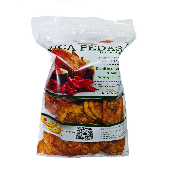 Keripik Pisang Rica Pedas