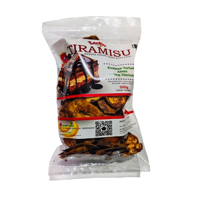 Keripik Pisang Tiramisu